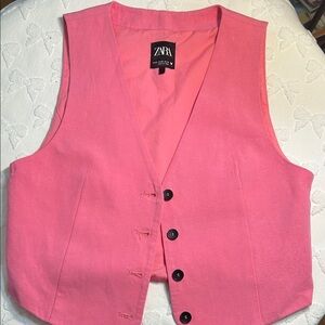 Zara Pink Vest XS